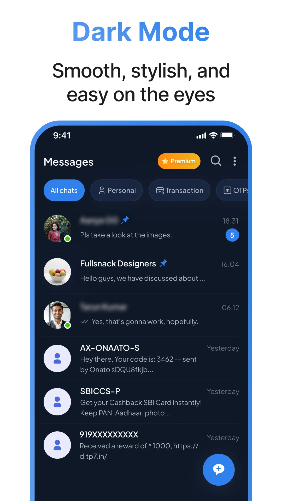 Messages : SMS & Private Chat screenshot