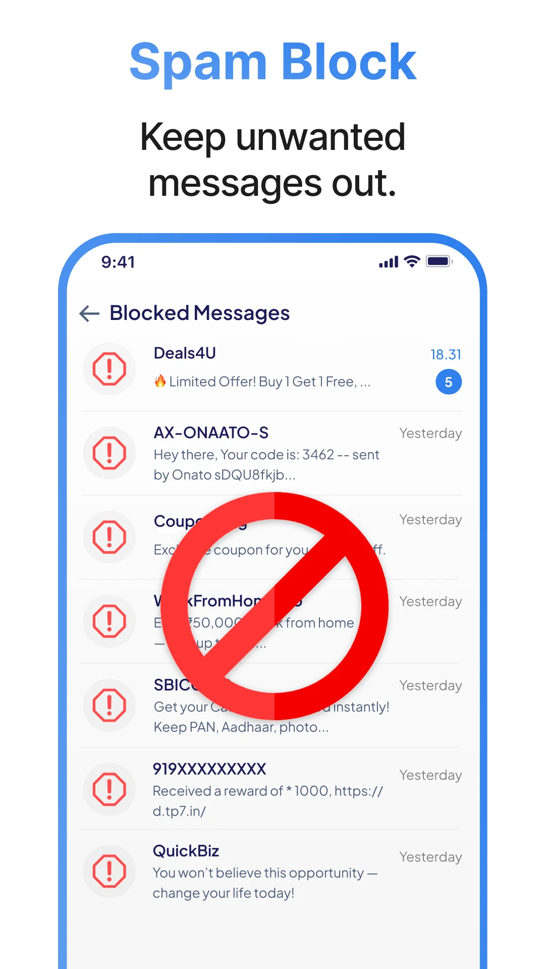 Messages : SMS & Private Chat screenshot