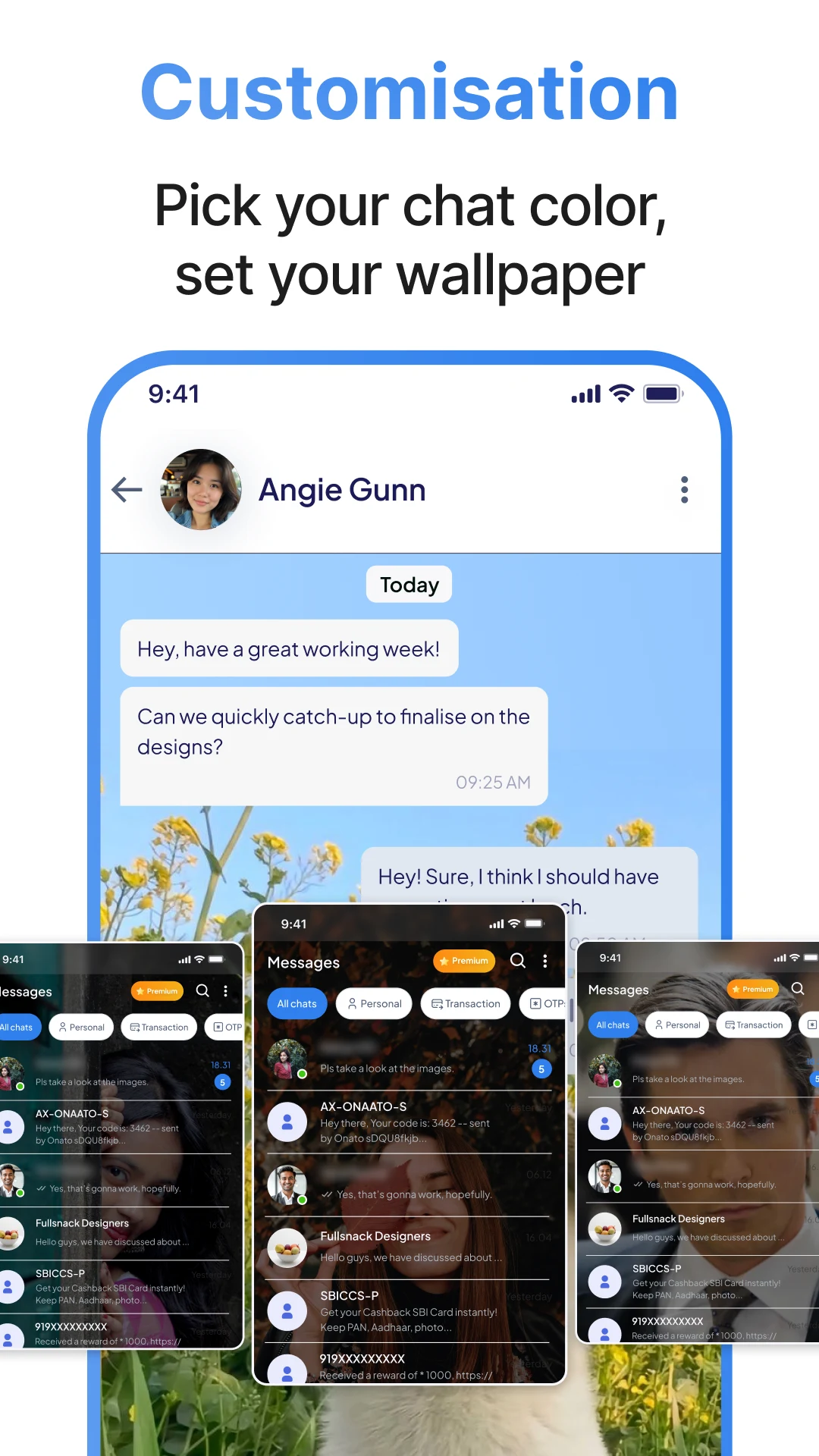 Messages : SMS & Private Chat screenshot